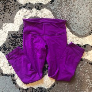 Lululemon Wunder Under Purple 4 NWOT